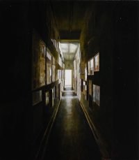 LUC 2018 Oil on board 40 x 35cm